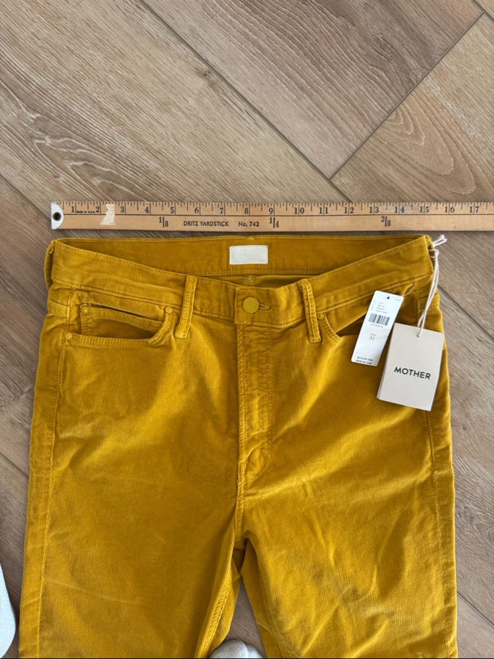 NWT MOTHER The Mid Rise Dazzler in Hopscotch - Picture 5 of 15